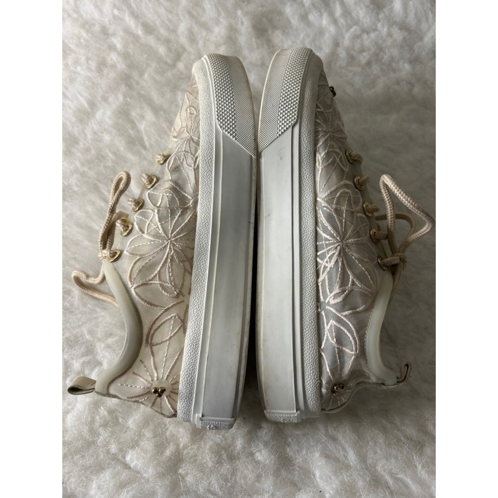 J Slides Gesell Transparent Flower Sneakers Women Size 7 - Picture 5 of 7